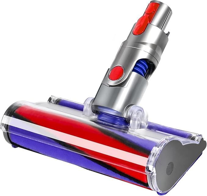 Soft Roller Vacuum Head Compatible with Dyson V10 and V11 Cordless Vacuum Cleaners, Long Pile Replacement Head Suitable for Hardwood Floors - Image 1
