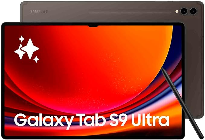 Samsung Galaxy Tab S9 Ultra Tablet with Galaxy AI, Android, 14.6" 256GB Storage, MicroSD Reader, 5G, S Pen Included, Charcoal, Amazon Version FR Exclusive - Image 1