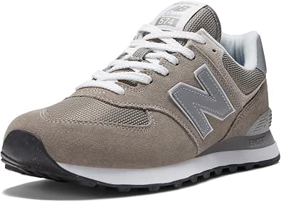 New Balance Men's NB 574 Sneakers, Grey Grey Evg, 42 EU - Image 1