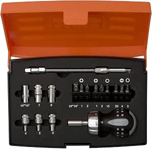 Bahco 808050S22 Short Ratchet Screwdriver Set 22 Pieces - Image 1
