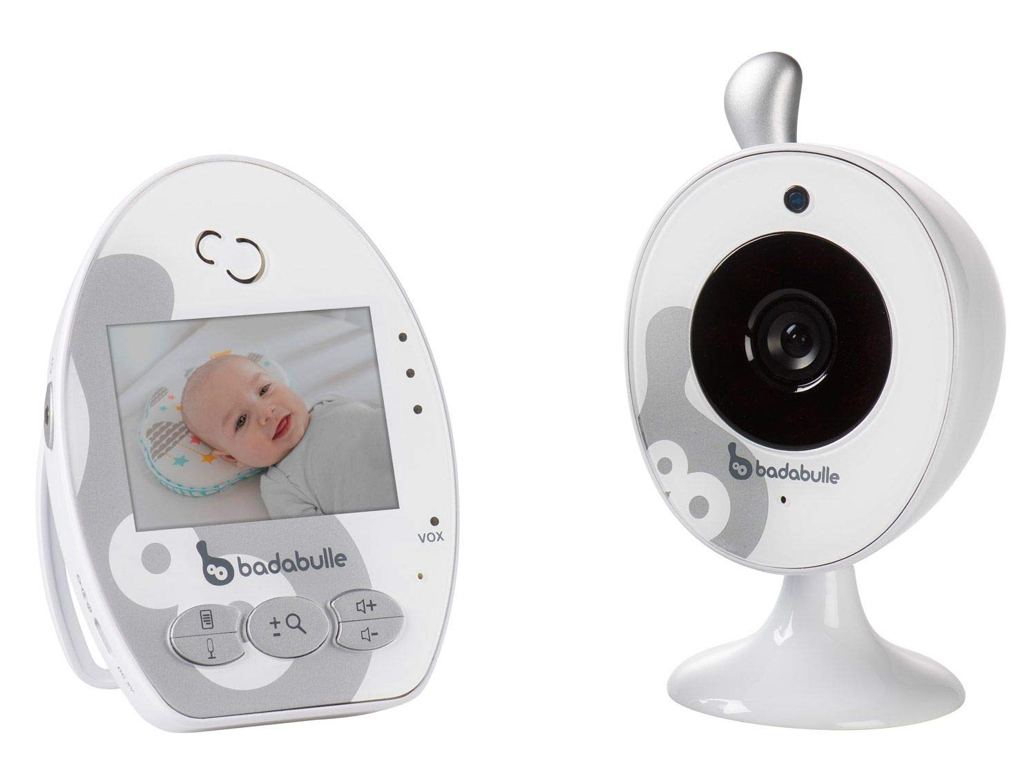 Badabulle Baby Video Baby Online Video Monitor, Range 250 m, Digital Screen 2.4' - Image 1