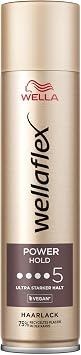 Wellaflex Power Hold Hairspray for Women - Ultra Strong Hold for Up to 48 Hours - For Natural, Flexible Styling - Gentle on Scalp - Dermatologically Tested - Vegan Formula - Degree - Image 1