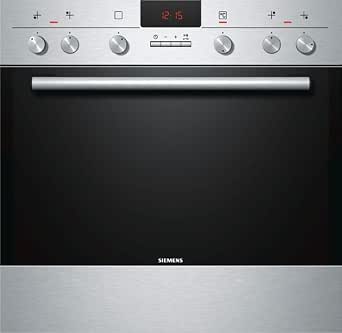 Siemens EQ231EK03 Built-in cooker / A / hob combination: ceramic, glass-ceramic, colour: stainless steel, 3D hot air, electronic clock with timer and automatic rapid heating with a stainless steel          [Energy Class A] - Image 1