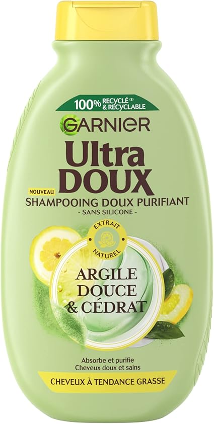 Garnier Ultra Doux Purifying Shampoo Clay Cedrat 300ml - Image 1