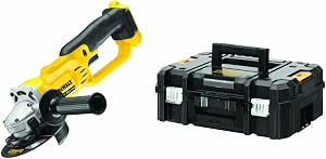 DEWALT - Angle grinder 18V 2Ah Li-Ion - DCG412NT-XJ - 125 cordless grinder with TSTAK box and 2 position side handle - Ø125mm blade - Vacuum speed 7000rpm - 405W          [Energy Class A] - Image 1