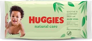 Huggies Natural Care - Paquet de 56 lingettes, L'emballage peut varier - Image 1