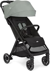 Joie - Pact Pro - Lightweight and compact stroller - Easy one-handed folding - Compatible with car seats and carrycots - 5-point harness - Off-road suspension - Abyss - From birth - Image 1