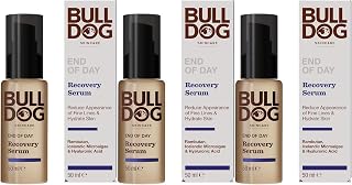 BULLDOG Soins de la peau - Sérum de récupération de fin de journée pour homme | Réduit les ridules et hydrate 60 ml x 3 paquets - Image 1
