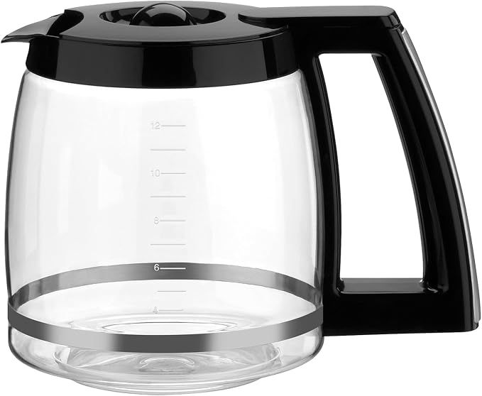 Cuisinart DCC-1200PRC Coffee Maker Replacement Glass Jug 12 Cup for Cuisinart DCC-1200 DGB500BK DCC-1100BK DCC-2650 CHW-12 DGB-550BK1 DGB-625BC DGB-700BC - Image 1