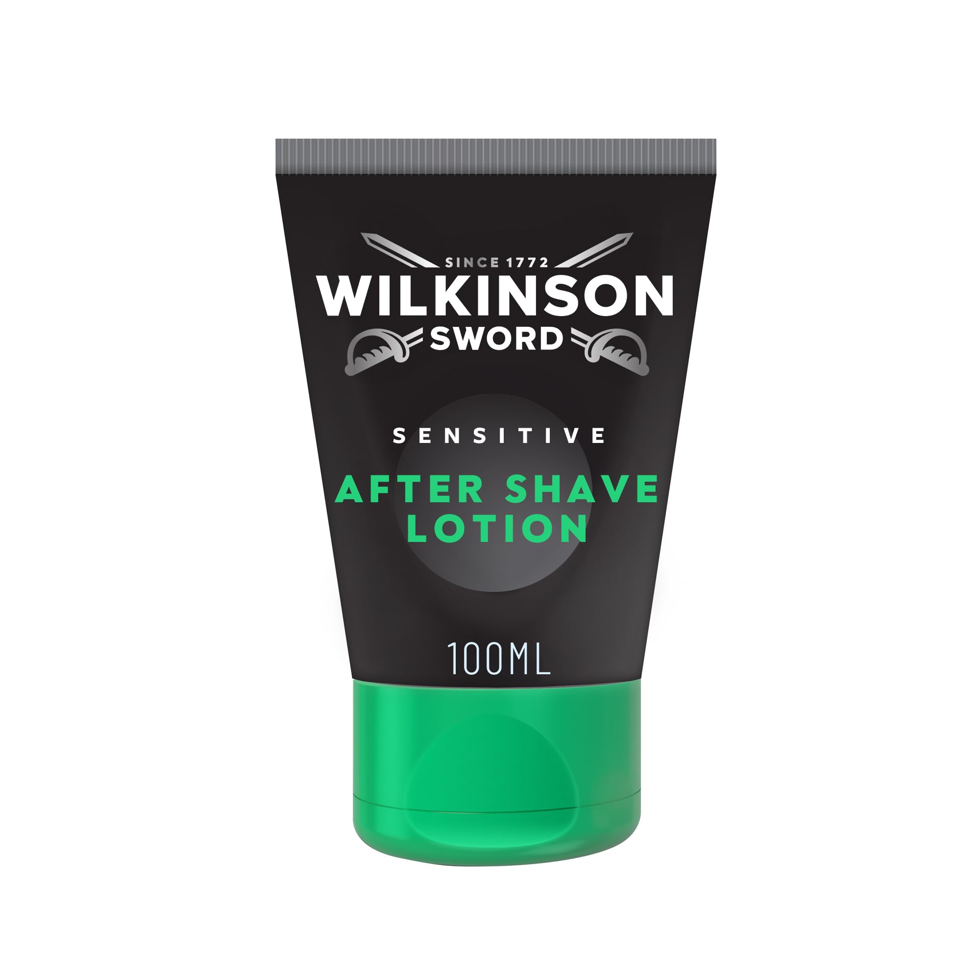 Wilkinson Sword After Shave Lotion for Sensitive Skin Ideal for Men Toiletry Bag Practical Gifts Lotion for Sensitive Skin 100ml - Image 1