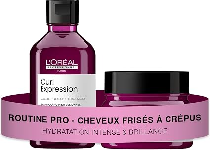 L'Oréal Professionnel, Routines Curl Expression, Kinky Hair, Anti-Residue Shampoo, Intensive Moisturizing Rich Mask, Cream-in-Jelly, Leave-In Reviver Care - Duo, Trio, Quartet - Image 1