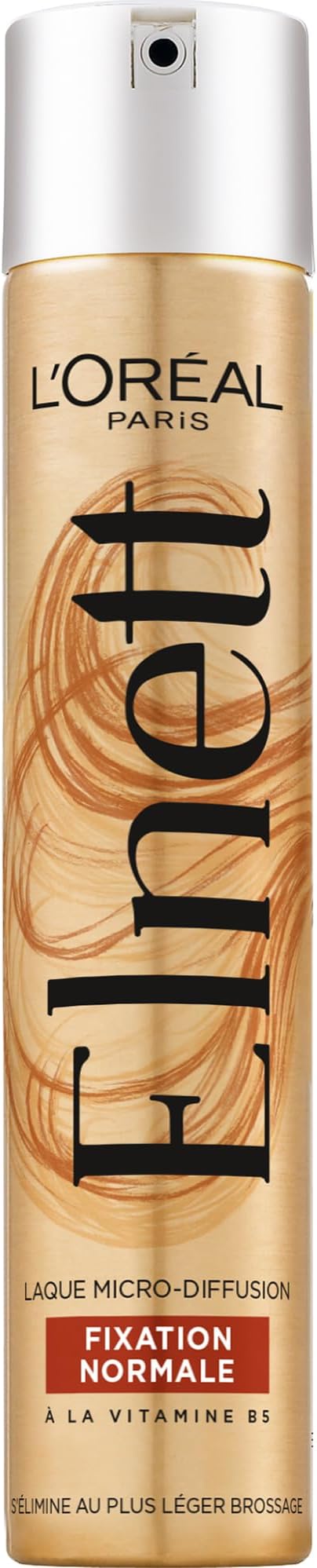 L'Oréal Paris - Normal hold - Long-lasting 24 hours undetectable - Flexible hold without residues - New formula - Enriched with Vitamin B5 - Elnett Satin - 300 ml - Image 1