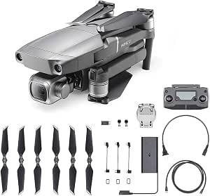 DJI Mavic 2 Pro - Drone with Hasselblad L1D-20c Camera, 10-Bit 4K HDR Videos, 31min Flight Time, 1" 20MP CMOS Sensor, Hyperlapse, Multi-directional Obstacle Detection - Grey - Image 1