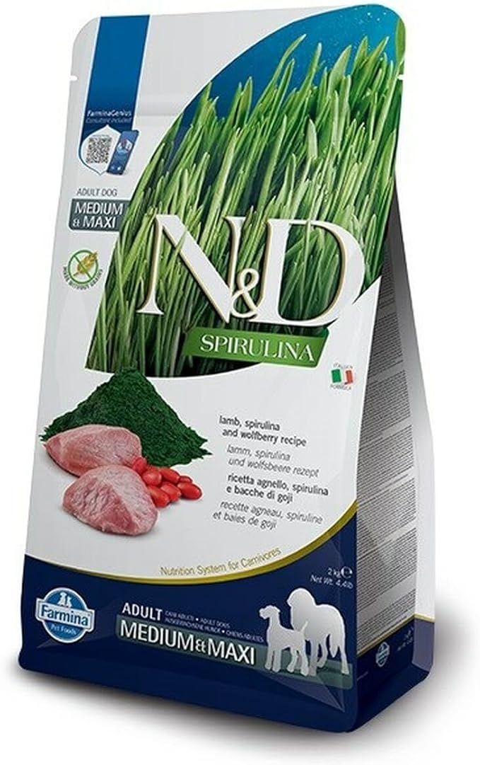 FARMINA ND Dog SPIRULINA Medium Maxi Lamb 7 kg - Image 1