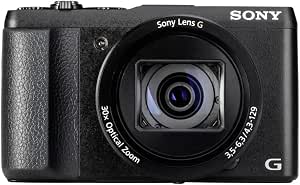 Sony DSCHX60B Compact Digital Camera, 20.4 Megapixel, 30x Optical Zoom, GPS Free, Black - Image 1