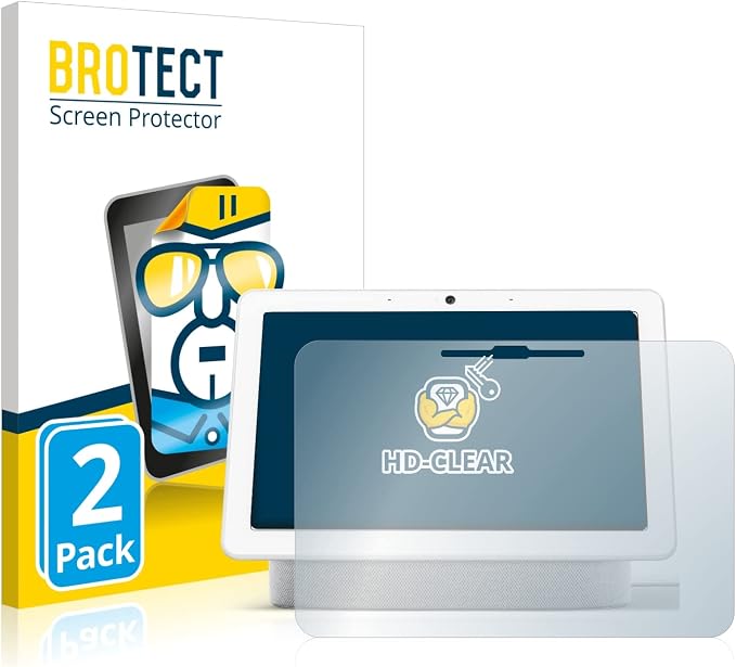 brotect Screen Protectors for Google Nest Hub Max (2 Pieces) - Ultra Clear Screen Protectors - Image 1