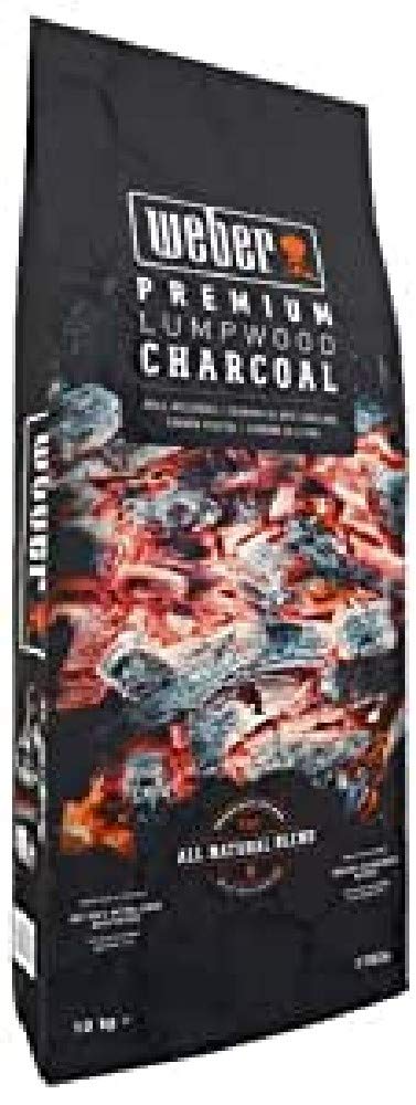 Weber Charcoal (10 kg), for fast and intense burning, ideal for quickly grilling food, 100% natural wood, EU product, sustainably obtained, FSC certified (17826) - Image 1