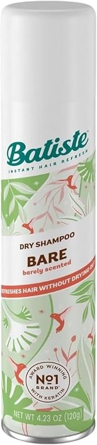Batiste Dry Shampoo, Nude, Refreshes Hair and Provides Volume, Fresh and Light Fragrance, Absorbs Excess Sebum, No Rinse, 200 ml - Image 1