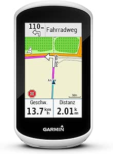 Garmin - Edge Explore - GPS Bike Computer - Pre-loaded Garmin Cycle Map Europe Maps - 47 Countries - 12 Hours Battery Life - 240 x 240 Pixels Black/White - Image 1