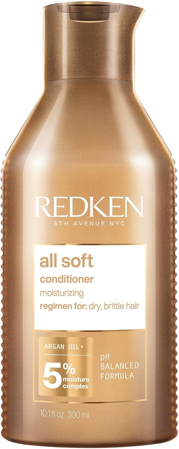 Redken | Après-Shampoing Hydratant pour Cheveux Secs & Sensibilisés, Protéines & Huile d'Argan, All Soft - Image 1