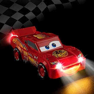 Kyglaring Kit d'éclairage LED Compatible avec Lego Speed Champions | Flash McQueen 77255 Blocs de Construction, Accessoires d'éclairage pour Le modèle Lego 77255 (Pas de modèle) - Image 1