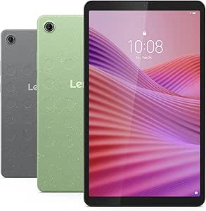 Lenovo MediaTek Helio G85 Tablet with 8.7 Inch LCD Display, 1340 x 800, 4 GB RAM, 64 GB Memory, Android 14, Luna Grey - Image 1