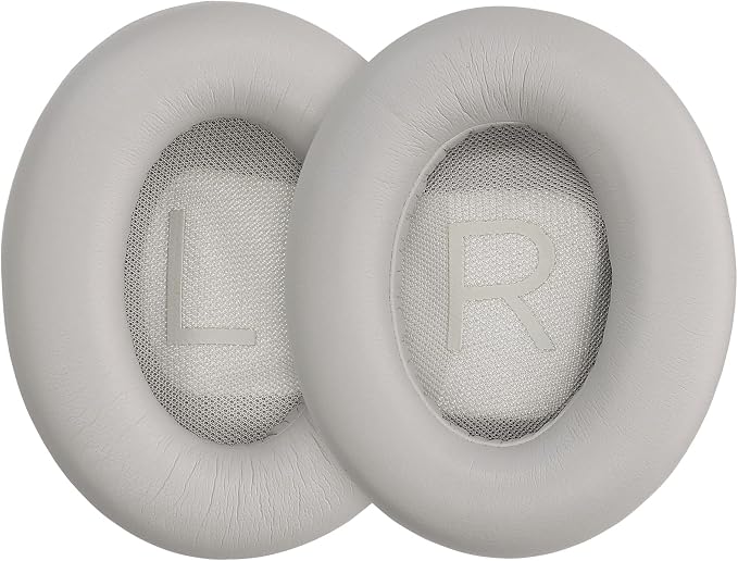 kwmobile 2 x Ear Pads Compatible with Bose Noise Cancelling 700 / NC700 - Foam Ear Pads for Headphones - Grey - Image 1