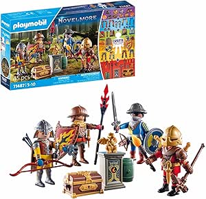 Playmobil 71487 My Figures: Novelmore Knights Defend Their Novelmore Kingdom - With 4 Customizable Characters - Medieval and Historical Universe Toy. From 5 Years - Image 1