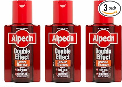 3 x Alpecin Double Effect Caffeine Shampoo - 200ml - Image 1