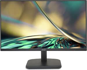 ACER EK241YEbi, 24" Full HD IPS PC Monitor, 100Hz HDMI/75Hz VGA (1920x1080, 16:9, FreeSync, 1ms VRB, 250 Nits, Comfyview, BlueLightShield, Flicker-Less, 1xVGA/1xHDMI 1.4) Monitor PC, Color Black - Image 1