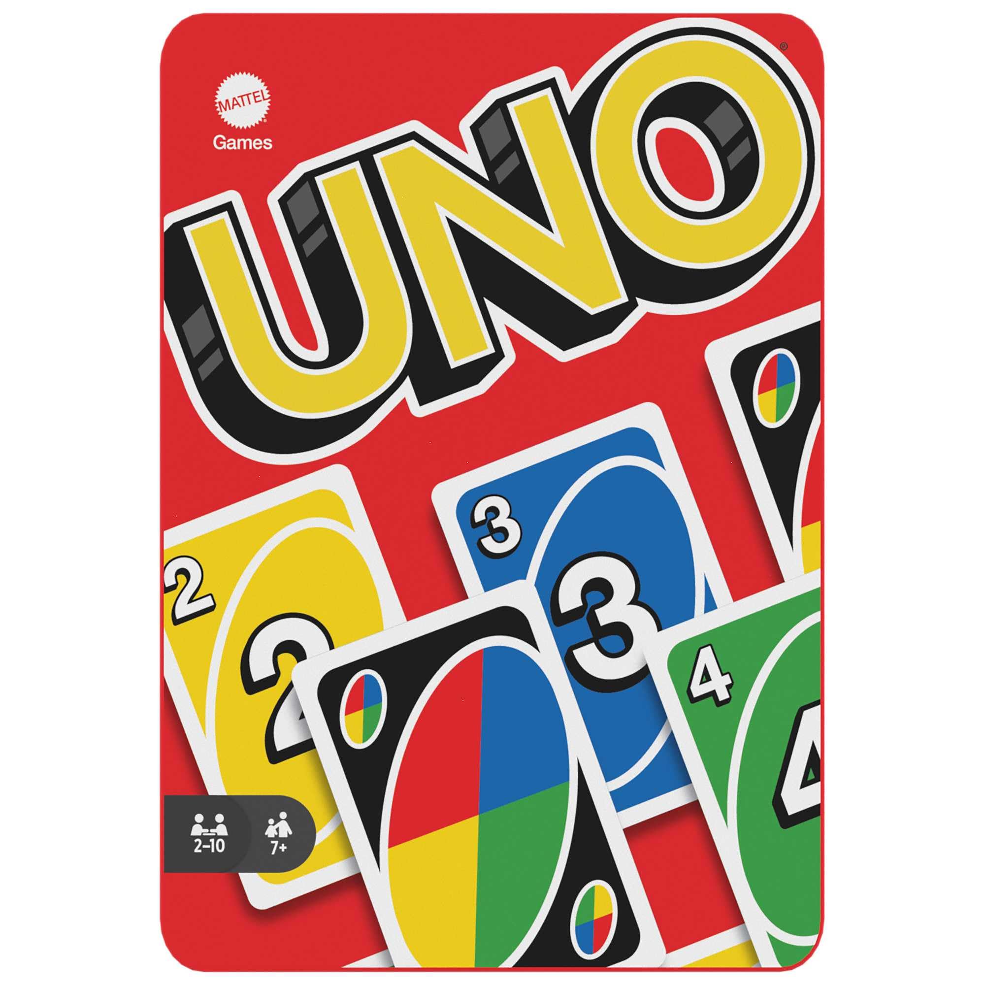 Mattel Games, UNO Metal Box, Family Card Games for Children and Adults, Party Games for Family or Travel Game, 2-10 Players, Toy for 7 Years Old and Above, HGB63 - Image 1
