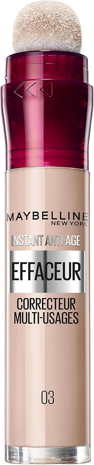 Maybelline New York - Anti-cernes/Correcteur Fluide - Instant Anti-Age L'Effaceur - Teinte : Clair (03) - 6,8 ml - Image 1