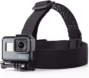 Amazon Basics Headband Mount for GoPro, Black - Image 1