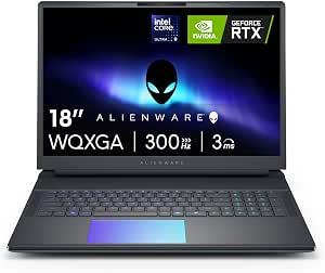 Alienware 18 Area-51 Laptop Gaming 18" WQXGA 300Hz G-Sync, Intel Core Ultra 9 275HX Series 2, NVIDIA GeForce RTX 5080, 32GB RAM, 2TB SSD, Windows 11 Home, Cryo-Tech, AlienFX RGB Azerty - Image 1