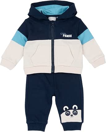 Chicco, Ensemble Nouveau Né, Ensemble Survêtement, en Coton Doux, Idée Cadeau Naissance, Vêtements Bébé 0-24 Mois, Designed in Italy - Image 1