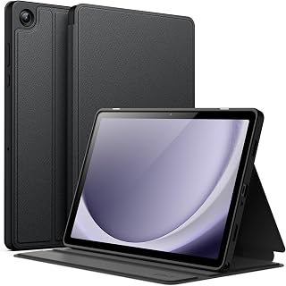 Case for Samsung Galaxy Tab A11+/A11 Plus, Slim Folio Protective Tablet Case Cover, Multi-Angle View, Auto Sleep/Wake (Black) - Image 1