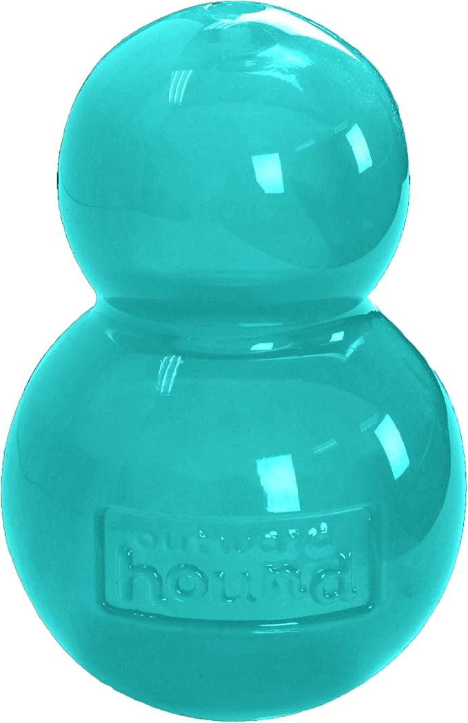 Outward Hound by Planet Dog Interactive Double Tuff Dog Chew Toy, Durable Chew Toy, Medium, Blue - Image 1