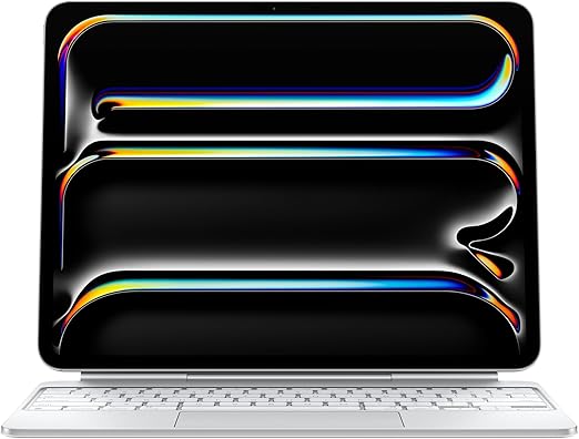 Apple Magic Keyboard for iPad Pro 13-inch (M4) - French - White ​​​​​​​​​ - Image 1