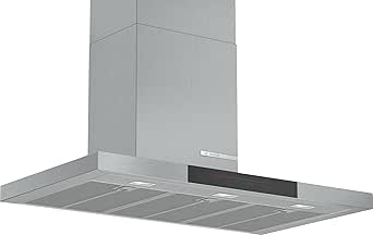 Bosch DWB97JP50 6 Series Wall Hood, 1 Motor, 5 Suction Speed, 90 cm, Stainless Steel          [Energy Class A] - Image 1