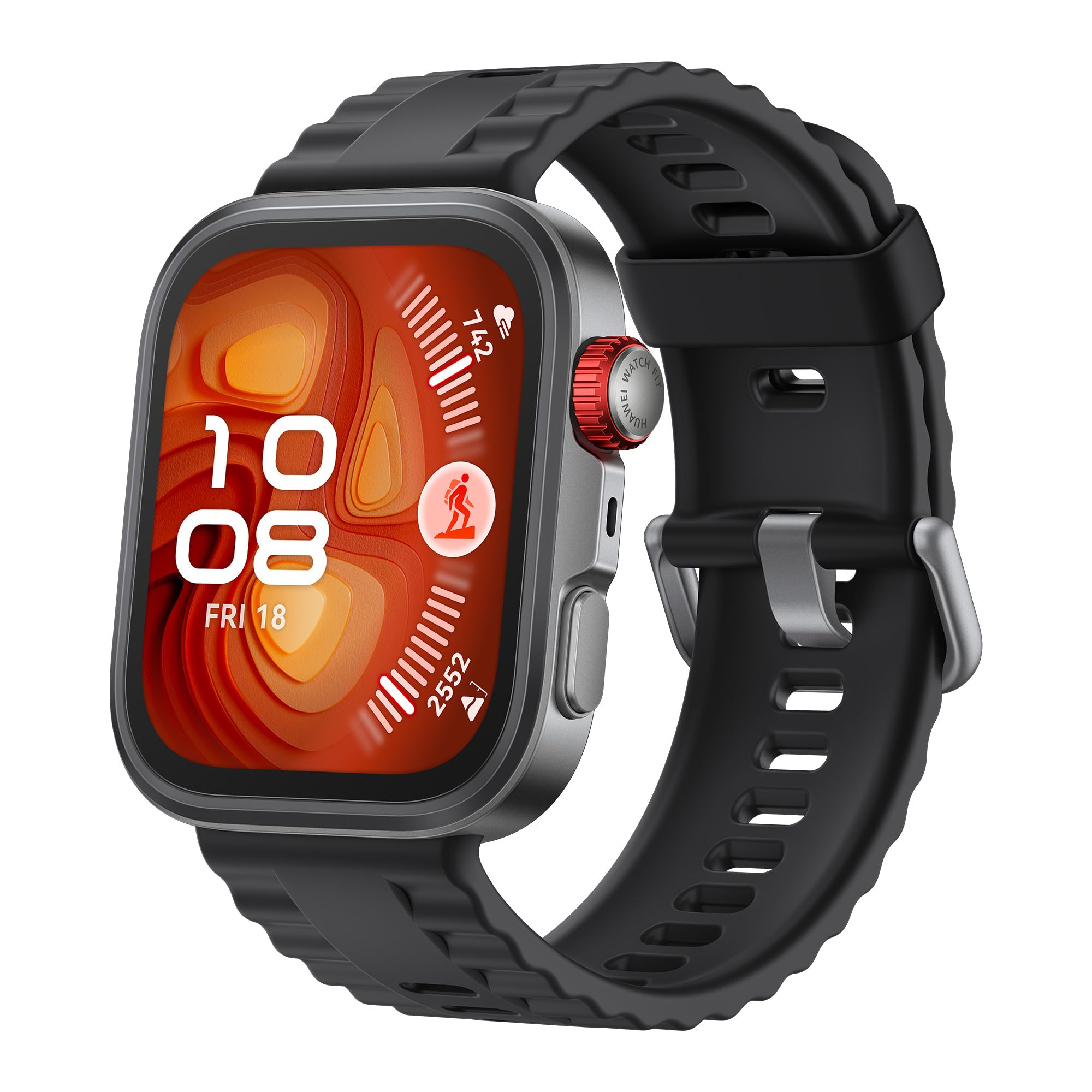 HUAWEI Watch FIT 4 Pro Smartwatch, Ultra-Slim, 1.82" Sapphire Glass Screen, Titanium Alloy Edge, Health Tracking, ECG, Up to 10 Days Battery Life, 6 Months Extended Warranty, Black - Image 1
