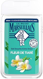Extra Gentle Shower Gel Tiare Flower (250 ml bottle) – 92% ingredients of natural origin – pH neutral for the skin and without dyes - Image 1