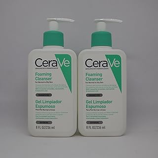 CeraVe Lot de 2 nettoyants moussants double 236 ml - Image 1