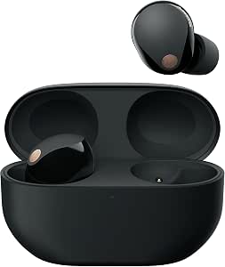 Sony WF-1000XM5 Wireless Noise Cancelling Earbuds, Bluetooth, In-Ear Headphones with Microphone, 36 Hours Battery Life, Fast Charging, IPX4, Compatible with iOS and Android - Black - Image 1