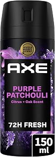 Men's Deodorant Spray - Purple Patchouli - Prestige Collection - Antiperspirant Spray - 72h freshness non-stop - peach patchouli and amber fragrance - 150 ml - Image 1
