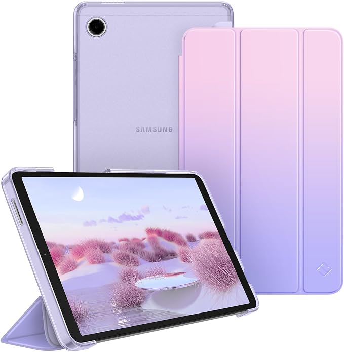 FINTIE Case for Samsung Galaxy Tab A11 8.7 Inch 2025 and Galaxy Tab A9 8.7 Inch 2023, Thin Transparent Frosted Hard and Light Cover, Fantasy Shadow - Image 1