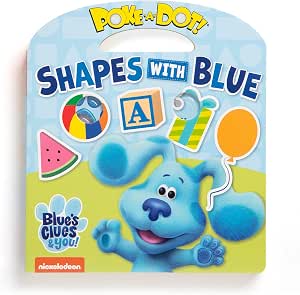 Melissa & Doug Blue's Clues & You Book Poke-A-Dot - Shapes with Blue | Educational Toy Great Gift for Boy or Girl - Image 1