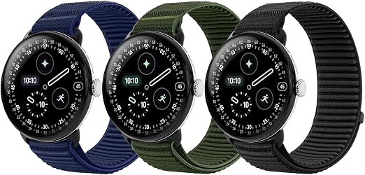 SimpleThings Pixel Watch 2/1/3 4 (41mm) Sport Loop Nylon Strap for Google Watch 4/3/2/1 (41mm) Men Women Breathable Soft - Image 1