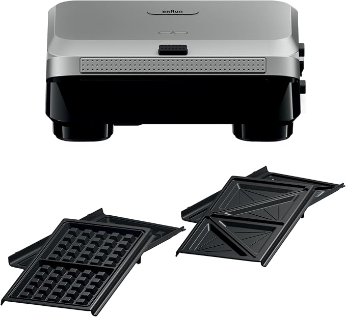 Grill Braun Sandwich Maker 5 SM5005 800 W Stainless Steel / Black - Image 1