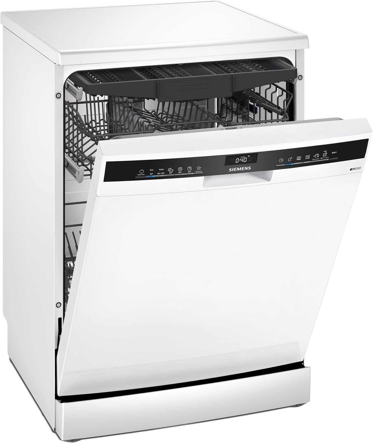 Lave-vaisselle pose libre SIEMENS SN23HW02ME iQ300-14 couverts - Induction - L60cm - 42dB - Blanc - Image 1