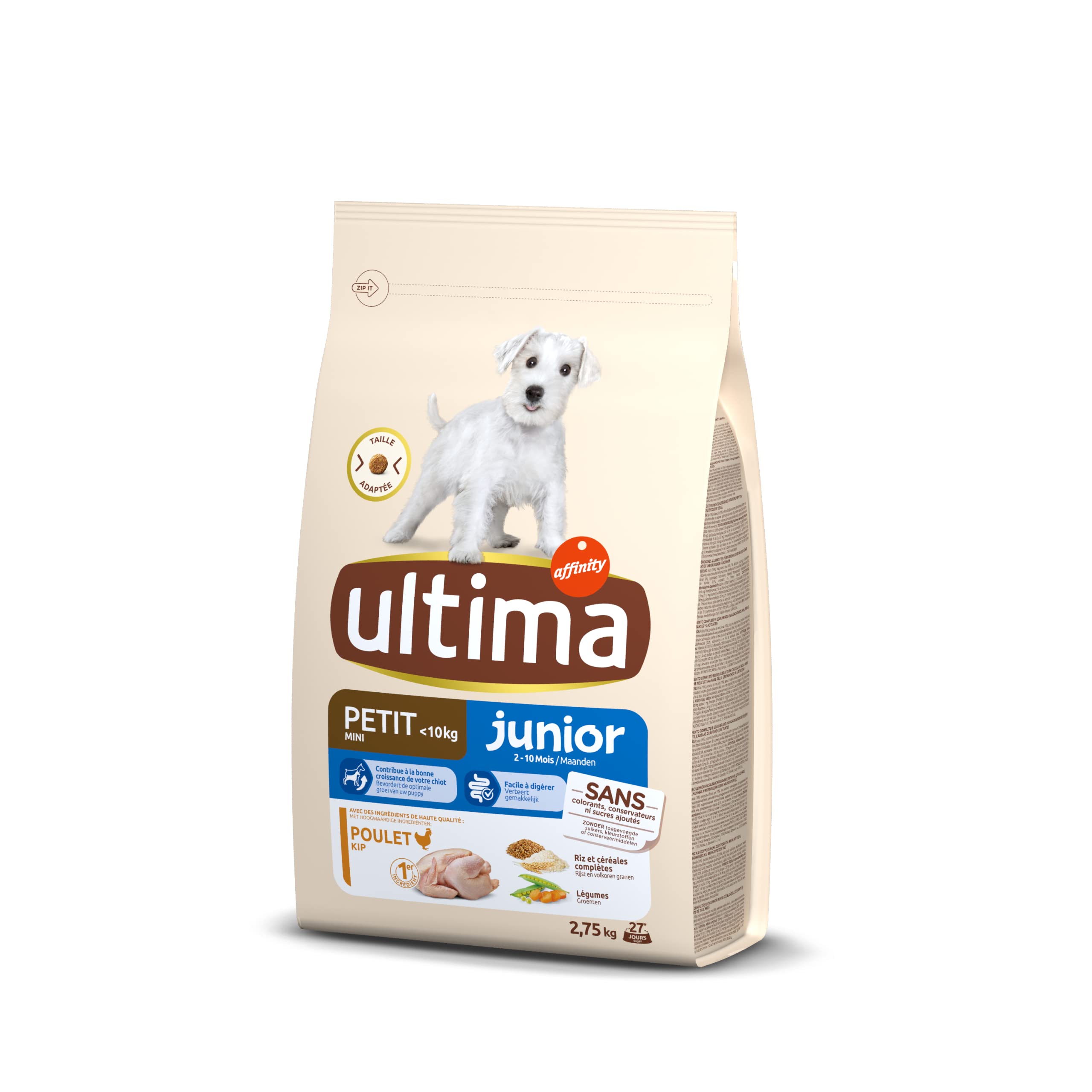 Ultima Kibble Small Dog Junior - 2.75 kg - Image 1